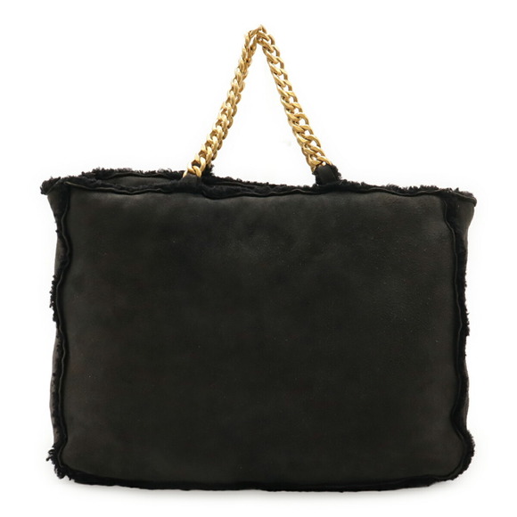 CHANEL Black Leather Shoulder Bag - Picture 1 of 10